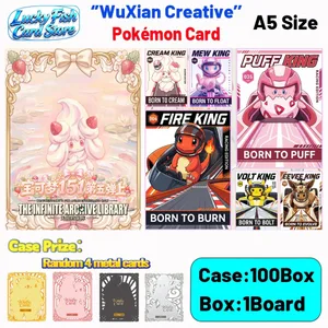 Bán Buôn 2026 Mới WuXian Sáng Tạo Phòng Thu Pokémon Thẻ A5 Kích Thước Acrylic Bảng Anime Sưu Tầm Nhân Vật Quạt Quà Tặng