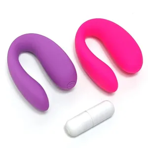 U 자형 Clitoral 자극기 웨어러블 여성 질 진동기 G-spot 마사지 작은 강력한 총알 진동기 휴대용 섹스 토이