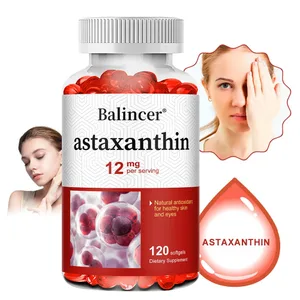 Astaxanthine - Ondersteunt de gezondheid van de ooghuid Antioxidant Geschikt voor dieetondersteuning van gewrichten Hersenimmuunsysteem en hart