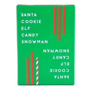 Santa Cookie Elf Candy Snowman Card Deck