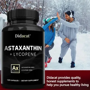 Astaxanthinesupplement voor mannen en vrouwen | Van Haematococcus Pluvialis Microalgen voor ondersteuning van de oog- en huidgezondheid