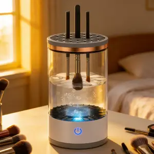 Pincel de maquiagem limpador usb limpeza profunda ferramentas de beleza silencioso compõem escovas ferramentas de limpeza para contorno sombra salão de beleza casa diariamente