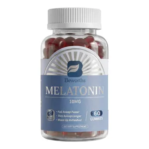 B BEWORTHS Bosbes Melatonine 10 mg Gummies Slapen Creatief voor slaap Slaappillen Melatonine voor slaap Ontspannend voor volwassenen