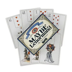 Maybe Lenormand Oracle Cards Deck For Family Party High Quality Fortune Telling Divination Tarot Deck Cards