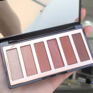 แฟชั่นผู้ขายที่ดีที่สุด CT ยี่ห้อแต่งหน้า 6 สีอายแชโดว์ Disc 8.2g Matte Pearl Finish Naked สี Series Beauty Eye เครื่องสำอาง