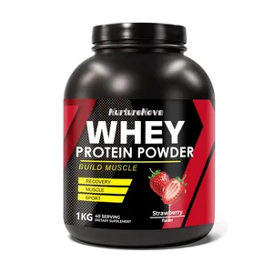 NurtureNova Whey ақуыз ұнтағы 40 порция Ересектерге арналған ақуызды сусын қоспасы Шоколадты матча құлпынай дәмі Күнделікті тамақтану