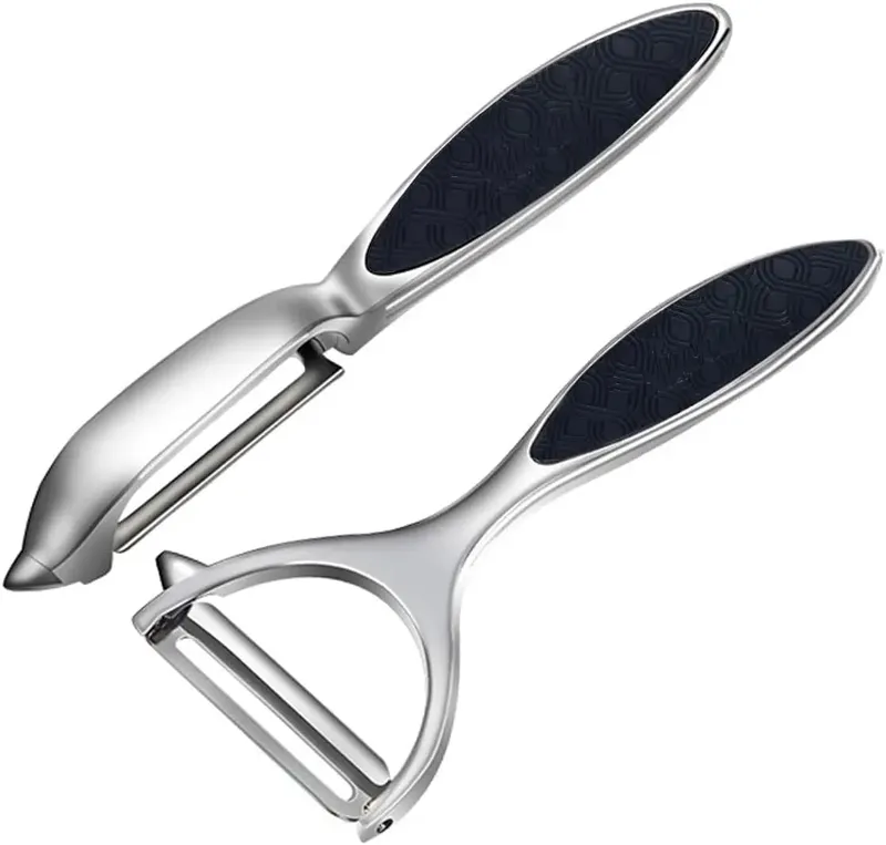 2pcs Potato Peeler Vegetable Peeler Zinc Alloy Y Shaped Rotatable Peeling Tool for Apple Potato Carrot Cucumber Fruit Kitchen