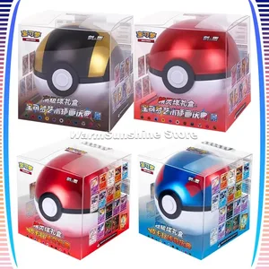 Poke Ball 마스터 공 프리미엄 볼 선물 상자 포케몬 카드 PTCG 간체 중국어 원래 팩 어린이 생일 크리스마스 장난감