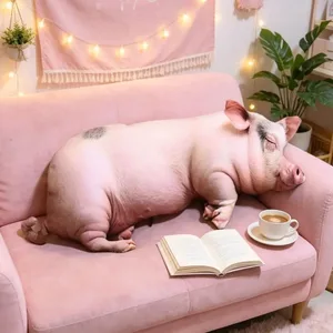 Material Animal Body Pillow PP Cotton Filled 40cm Size Animal Cushion Soft Texture Cute Design Pig Keychain For Women