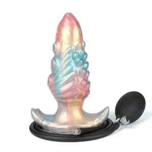 Anal Plug Yapay Penis Şişme Genişleme Anal Boyutu Ayarlanabilir G-Spot Stimülasyonu Prostat Masturbator GAY SM Eğitim Seks Oyuncak 18+