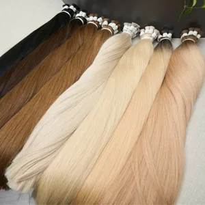 No Weft 100% Real Human Hair Extension Remy Human Hair Bulk Unprocessed Natural Black Virgin Indian Hair Braiding para sa Babae