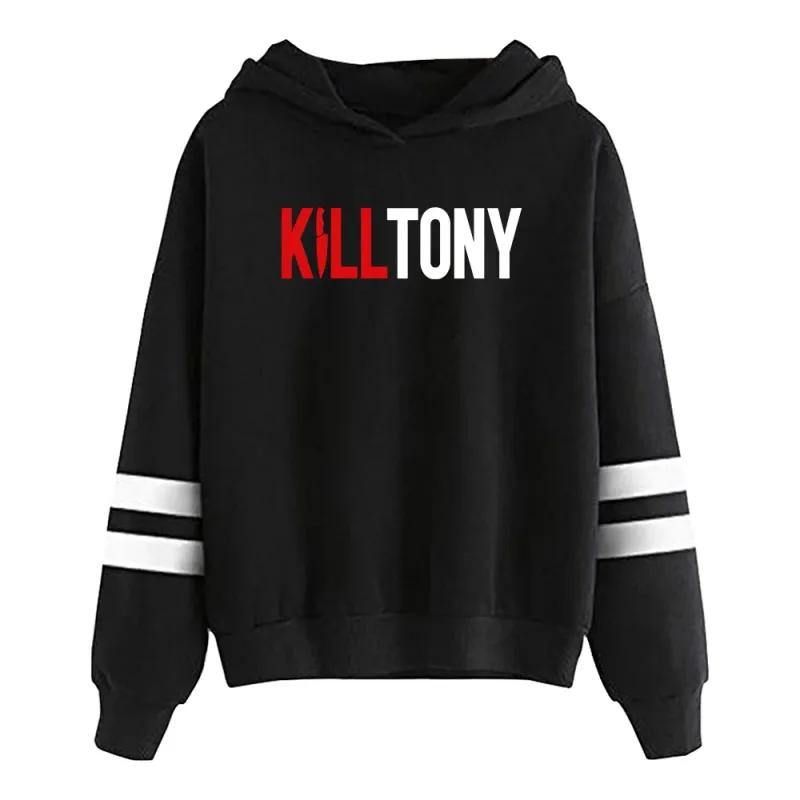 Kill Tony Merch Hoodie Unisex Zakloze Parallelle Staven Mouw Streetwear Vrouwen Mannen Sweatshirt Met Capuchon Grappige Kleding