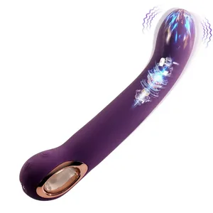 G Spot Dildo Vibrator Perangsang Faraj Kelentit Mainan Seks untuk Wanita Faraj Massager Kalis Air Tongkat Sihir Boleh Dicas semula Mainan Erotik