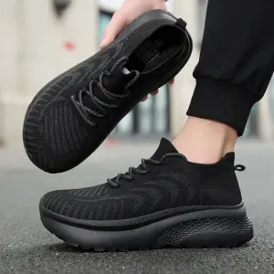 Unisex Sneakers til mænd Barfodet Casual Bred Sidste Moderigtig Canvas Flat Board Sko Ny bred tå åndbar mesh løbesko
