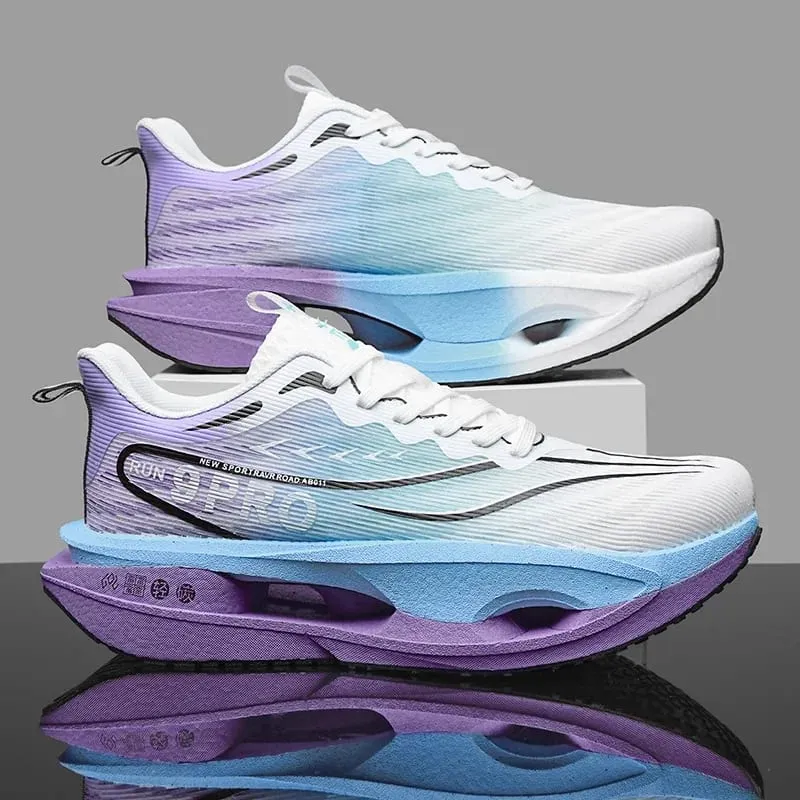 Carbon Plate Marathon Running Shoes Men Women Breathable Lightweight Sports Casual Sneakers Comfortable Athletic Shoes