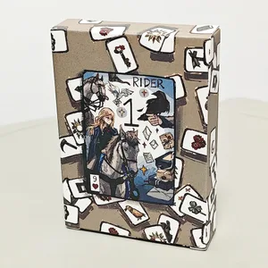 42 Pcs Beginner-Friendly Lenormand Cards Primitive Lenormand Deck Rana System 9*6cm