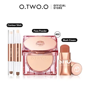 O.TW O.O-Juego de Maquillaje facial, base, crema, corrector, hidratante, suave, impermeable, cobertura completa, Maquillaje facial de larga duración
