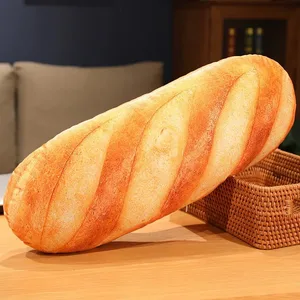 20-50CM Giant Bread Plush Long Pillow Toy Soft Funny Simulation Food Toy Creative Cushion Birthday Present Christmas Gift